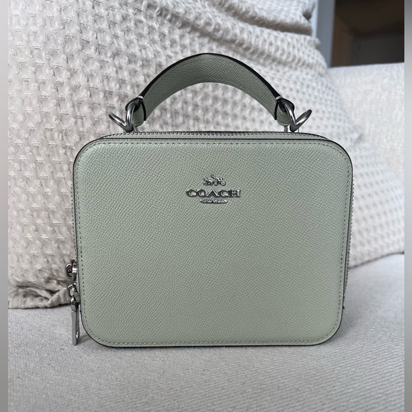 Coach Box Crossbody Bag - Light Green - Picture 2 of 4